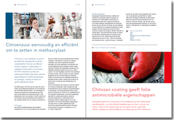 BPM Magazine 2015 - Citroenzuur eenvoudig en efficient om te zetten in methacrylaat