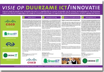 20 maart 2009 - Donateur die anoniem wenst te blijven maakt advertentie van Stichting GreenICT in Themablok Duurzame ICT in NRC Handelsblad mogelijk